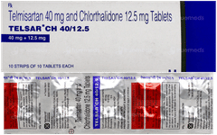 Telsar Ch 40/12.5 Tablet 10